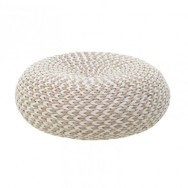 Ψάθινο Πουφ